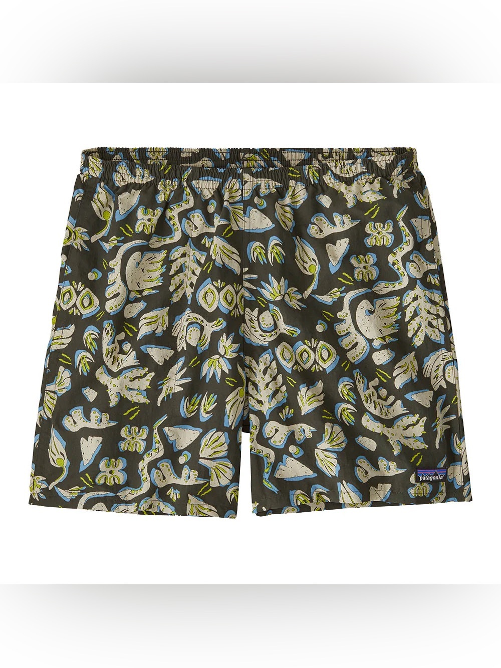 Patagonia NWT Men’s Baggies Shorts 5” Across Oceans: Pine Needle Green Swim